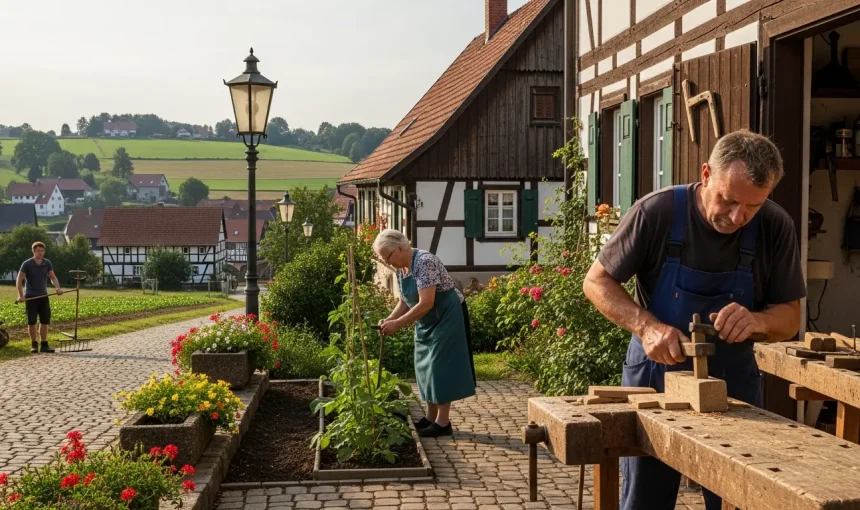 Wie entdeckt man authentisches Landleben in deutschen Dörfern?